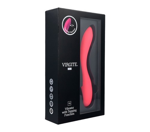  V8 PINK RECHARGEABLE TAPPING  VIBRATOR