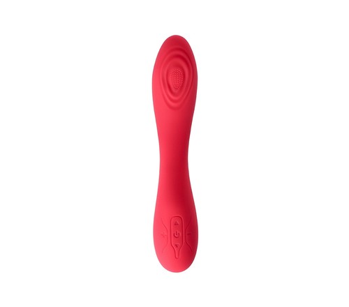  V8 PINK RECHARGEABLE TAPPING  VIBRATOR