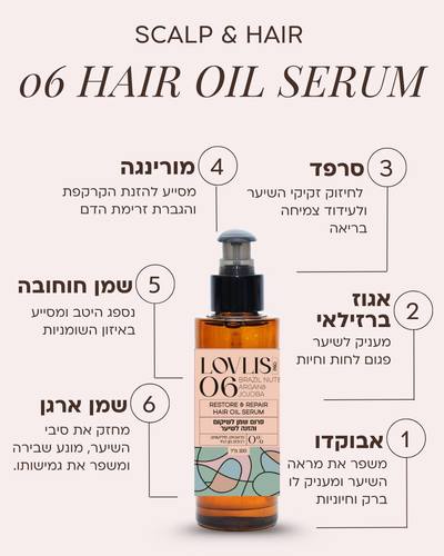 סרום שמן לשיער  06 לאבליס
