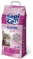 Sepicat ספיקט 16 ליטר חול לחתול אנטי בקטריאלי ריחני לא מתגבש