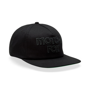 כובע פוקס שחור - FOX MOTO-X ADJSUTABLE HAT V25