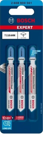 סט 5 מסוריות למסור אנכי לחיתוך נירוסטה דגם BOSCH T118EFS