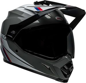 קסדה דו שימושית בל אפור / כחול / אדום - BELL MX-9 ADV MIPS 