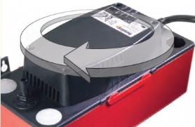 משאבת ניקוז מים נמוכה מיכל 1 ליטר DiversiTech REDBOX-LP