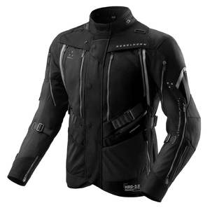 מעיל רב עונתי רבל הורן שחור - REBELHORN HARDY 3.0 TEXTILE JACKET