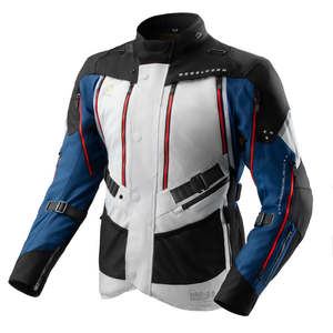 מעיל רב עונתי רבל הורן שחור / אפור / כחול - REBELHORN HARDY 3.0 TEXTILE JACKET
