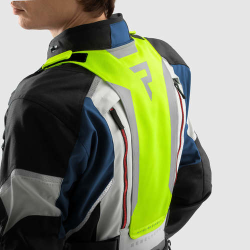 מעיל רב עונתי רבל הורן שחור / אפור / כחול - REBELHORN HARDY 3.0 TEXTILE JACKET