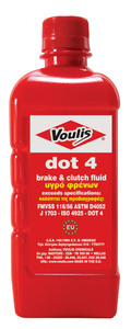 נוזל בלמים ווליס - VOULIS BRAKE FLUID DOT 4