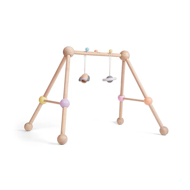 אוניברסיטה מעץ צבעי פסטל ורוד - PLAN TOYS
