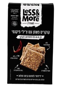 קרקרים פיקנטיים עם פשתן וצ
