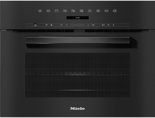 תנור בנוי משולב מיקרו גובה 45 ס''מ מבית MIELE מילה דגם H7240 BM  במלאי!!!!