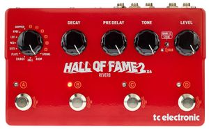 פדל ריברב לגיטרה Tc electronic hall of fame 2x4 Reverb