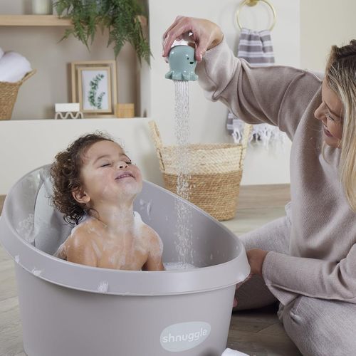 אמבטיה לתינוק גדולה SHNUGGLE JUMBO צבע ירוק אקליפטוס
