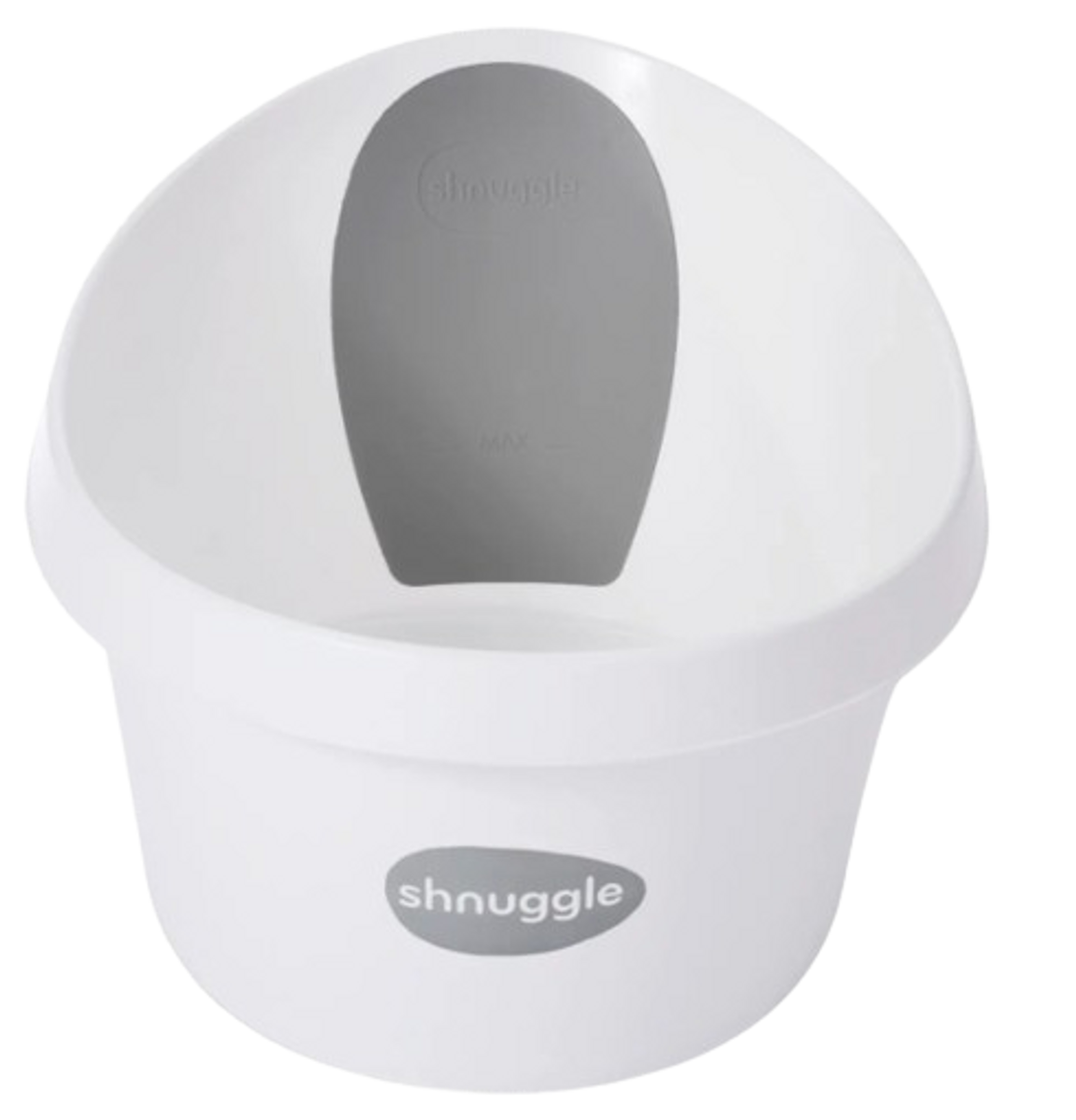 אמבטיה לתינוק גדולה SHNUGGLE JUMBO אקליפטוס לבן/אפור בהיר