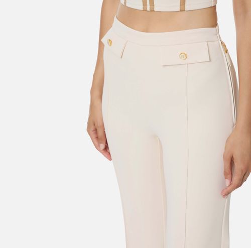 Double crêpe trousers