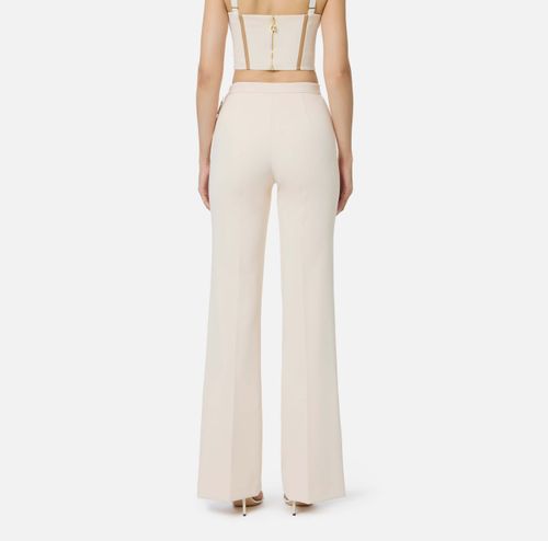 Double crêpe trousers