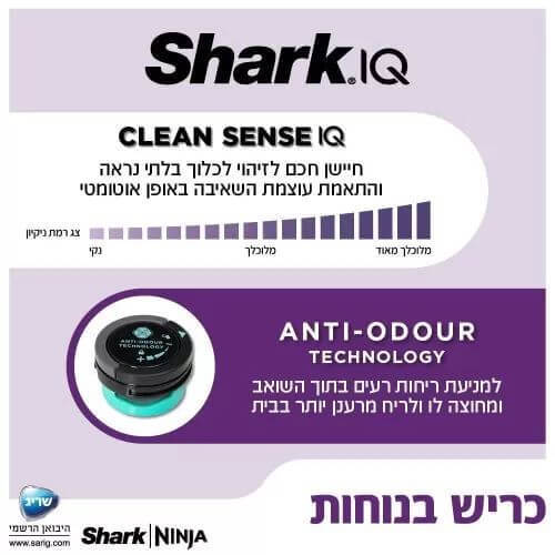 שואב אבק נטען שרק IZ423 עומד דיג' חיישן עד 120M+ ריח שריג