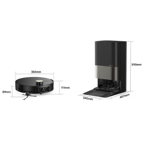 שואב אבק רובוטי מקרצף Dreame X50 Ultra 20,000PA שחור