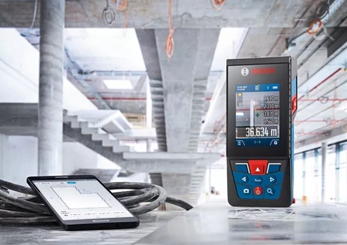 מד טווח לייזר אדום 150 מטר BOSCH מקצועי - GLM 150-27C