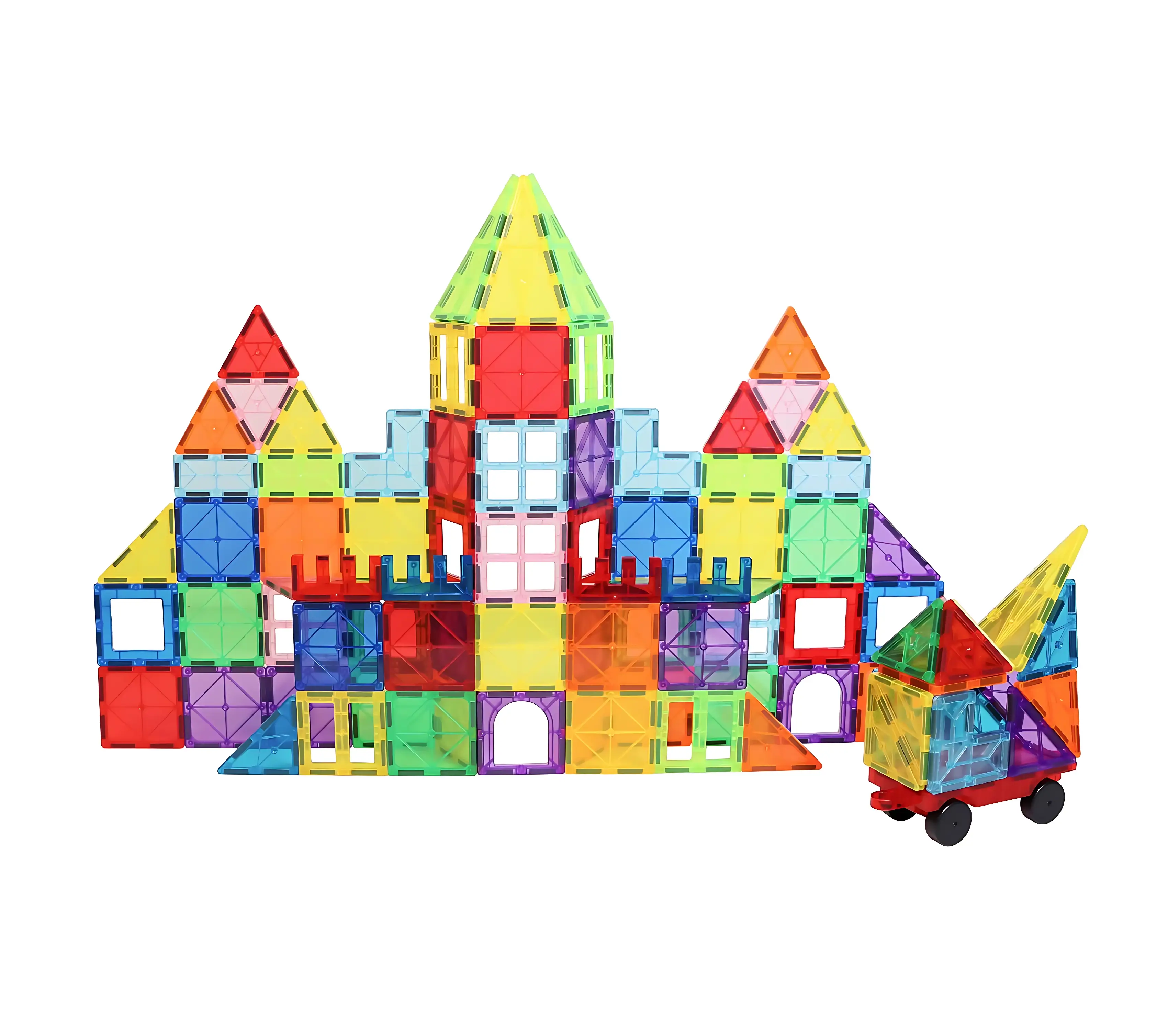 משחק מגנטים צורות ערכת 100 חלקים
