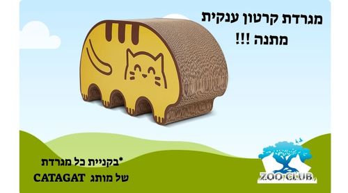 פופוס צעצוע גירוד קרטון ענק לחתולים