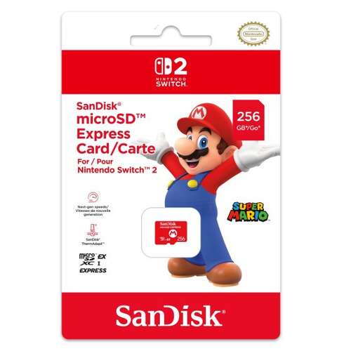 SANDISK 256GB MICROSD EXPRESS MEMORY CARD כרטיס זיכרון