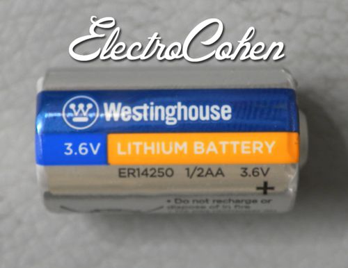 זוג סוללות ליתיום WESTINGHOUSE 1.2AH גודל 1/2AA 3.6v