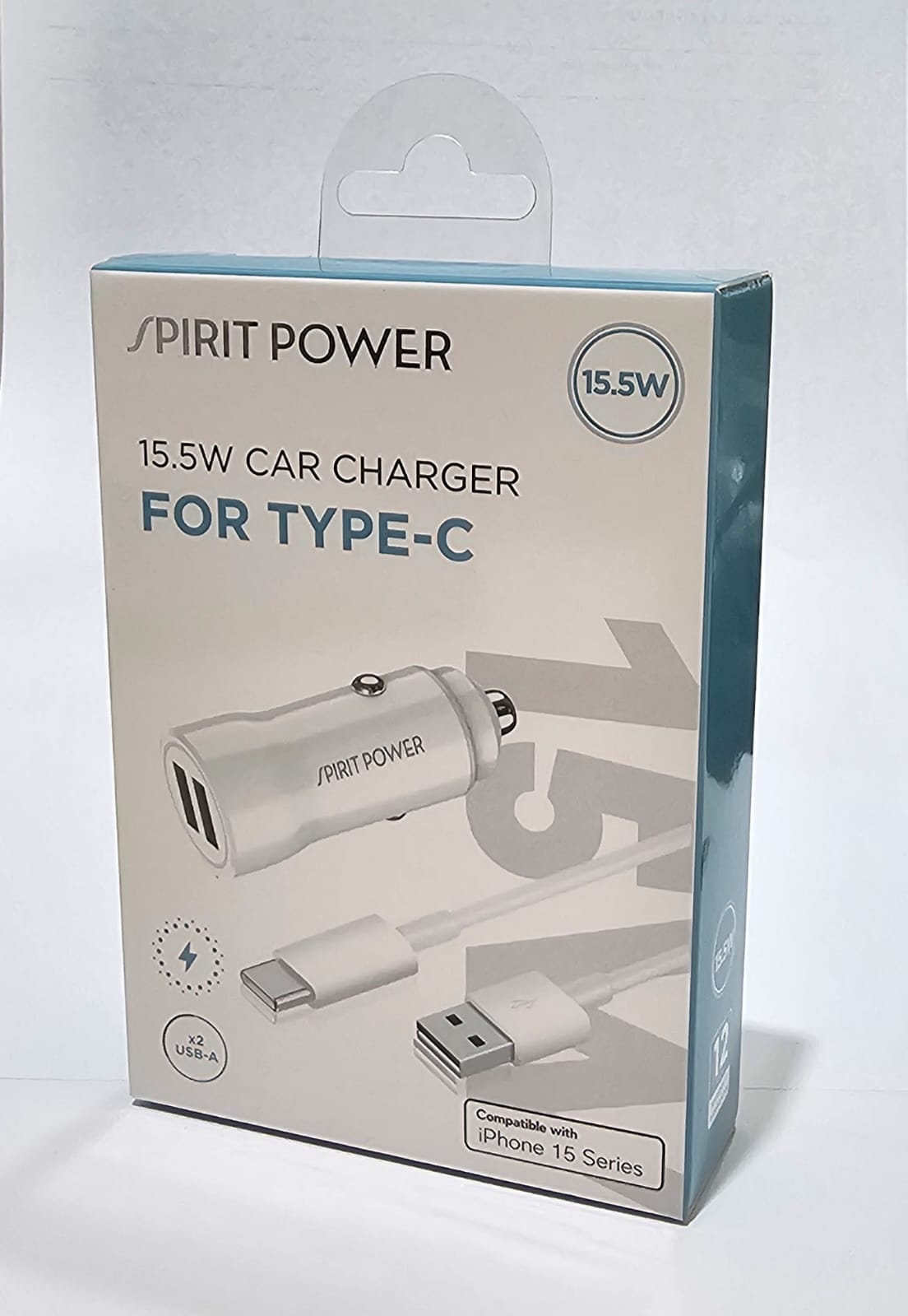 מטען רכב SPIRIT  3.1A XUSB2 TYPE-C