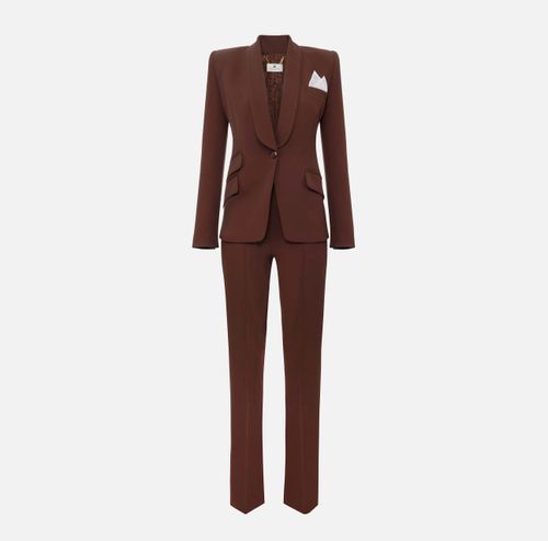 Women’s suit in crêpe fabric