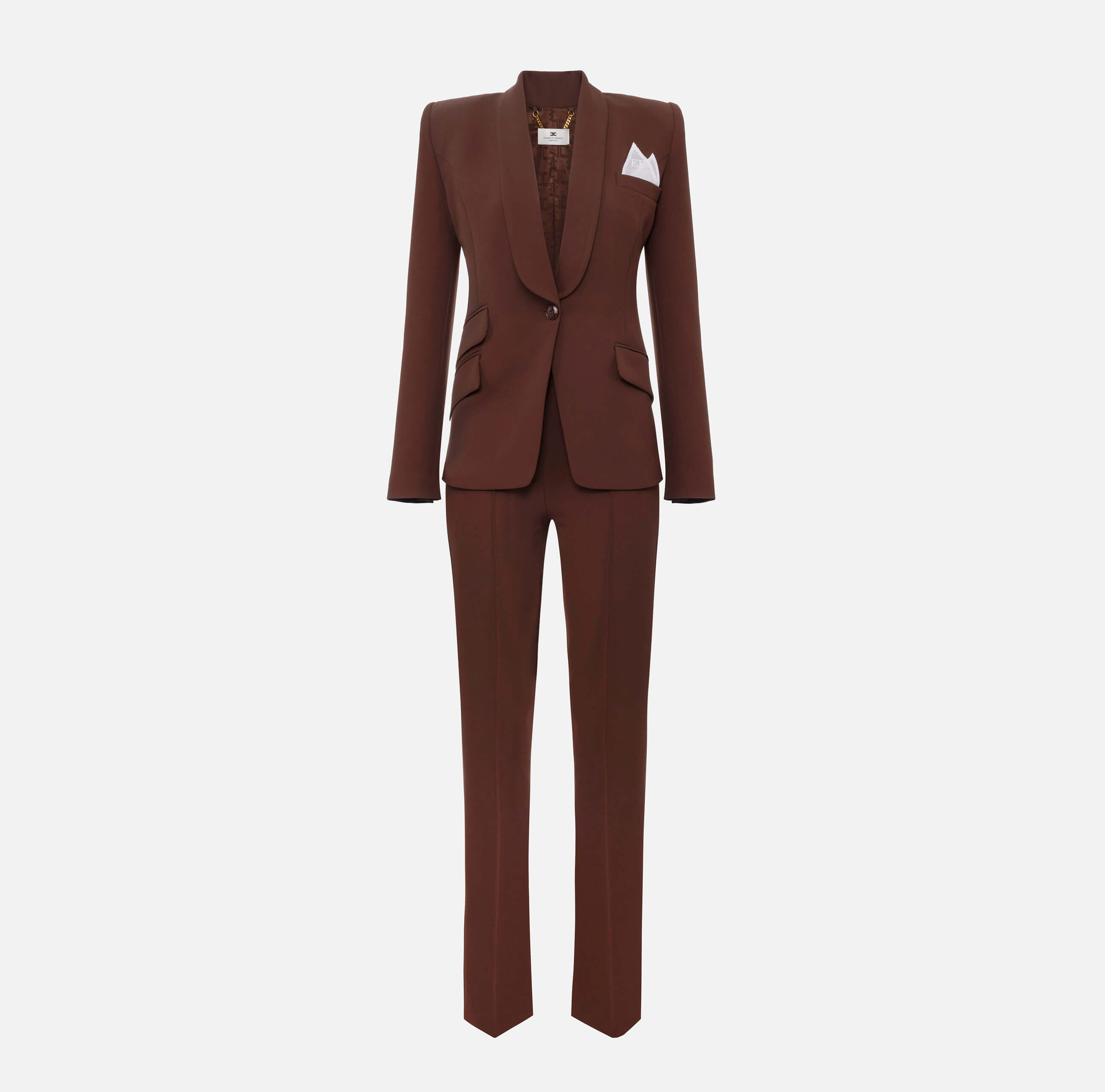 Women’s suit in crêpe fabric