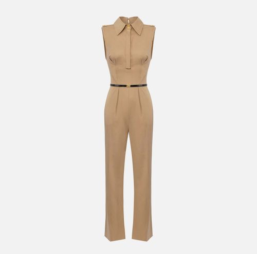Cotton satin jumpsuit