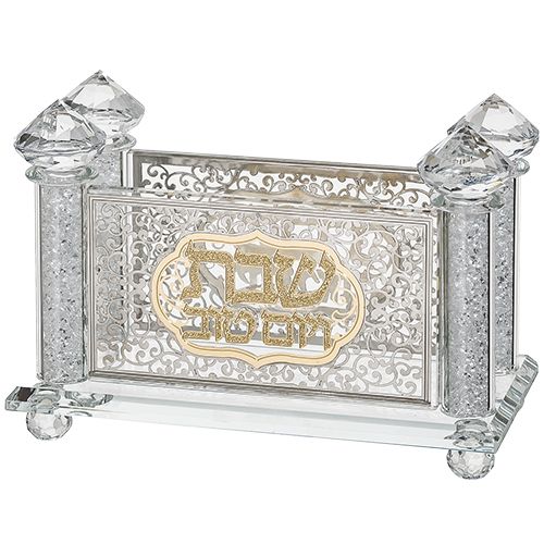 מפיון קריסטל מהודר עם פלקטה 