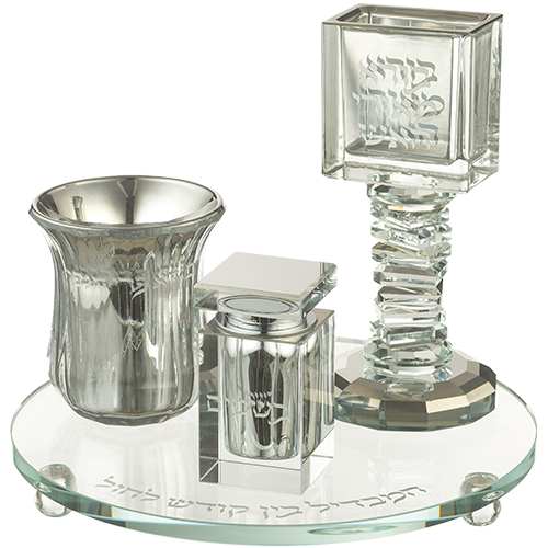 סט הבדלה מהודר מקריסטל
