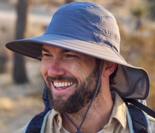 כובע רחב שוליים Ultra ADVENTURE Hat אפור כהה - Sunday After Noons