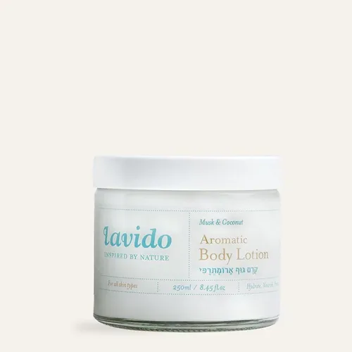 lavido - קרם גוף ארומתרפי מאסק, וקוקוס 250 מ
