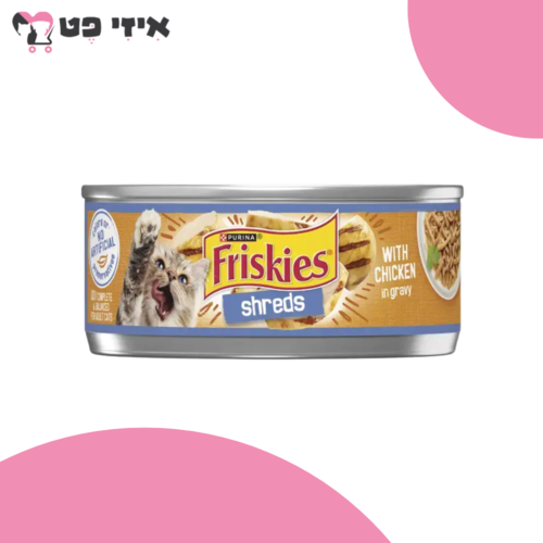 שימור פריסקיז נתחי עוף ברוטב 156 גרם Friskies