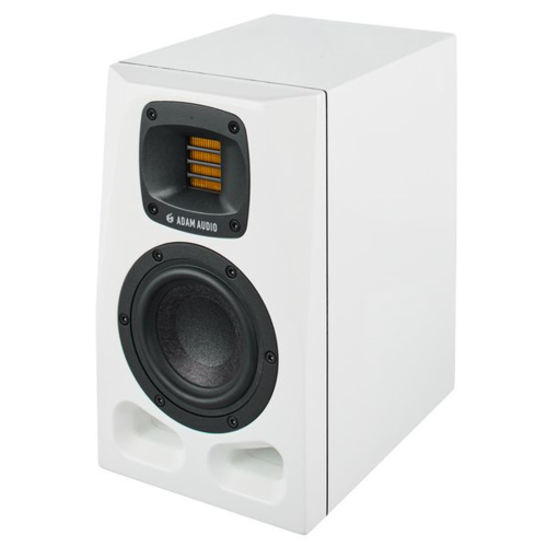 adam audio a4v arctic white studio monitor