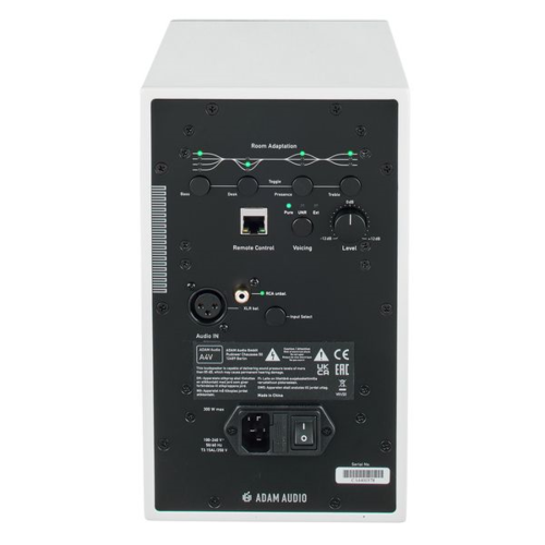 adam audio a4v arctic white studio monitor זווית נוספת