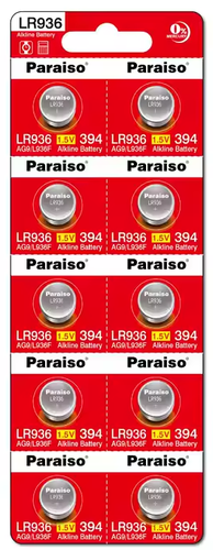 10 סוללות כפתור AG9 LR45 LR936W 194 394A 1.55V 