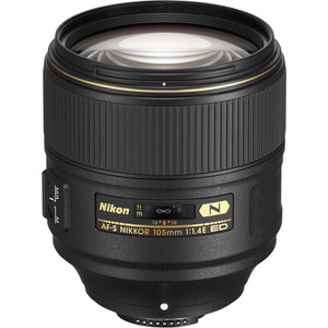עדשה Nikon AF-S NIKKOR 105mm f/1.4E ED