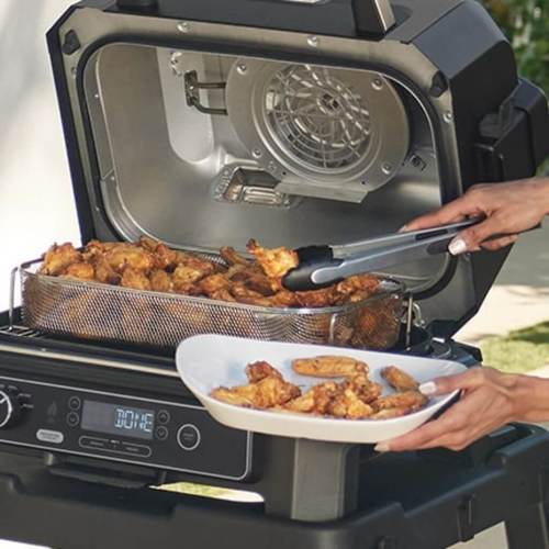 גריל נינג'ה מוגן חיצוני+ מעשנה WOODFIRE PRO XL OG853 - שריג