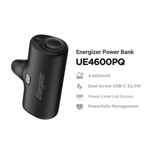 מטען נייד 4,6000mA אנרג'ייזר UP4600PQ פאוור בנק