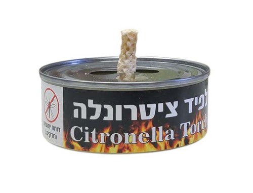 לפיד ציטרונלה בפחית