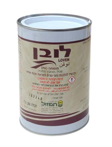 לובן להלבנת גזעי עצים למניעת מכות שמש - 1.25 ק