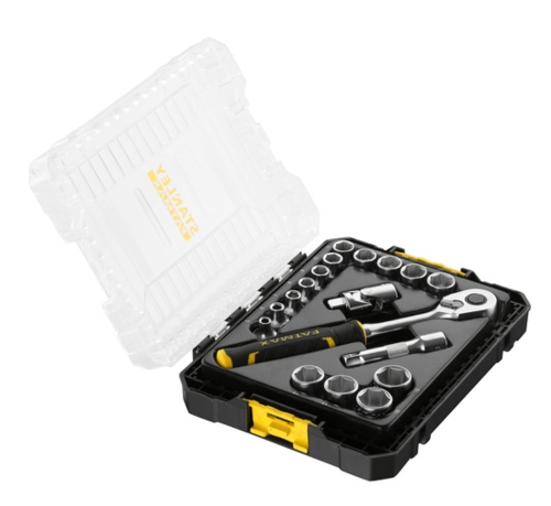 סט בוקסות 3/8″ 18 חלקים – Stanley FatMax PRO‑STACK (FMMT98102‑0) -