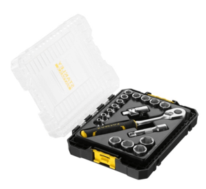 סט ביטים ובוקסות Stanley FatMax 1/2″ – 26 חלקים במזוודה PRO‑STACK קשיחה