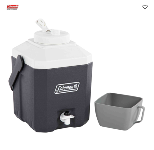 מיכל מים קשיח קולר 5.5 ליטר עם ברז שתיה COLEMAN 5.5L JUG