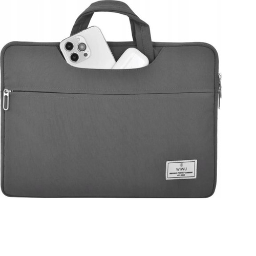 תיק בד למחשב נייד 15.6 WIWU VIVI HANDBAG אפור