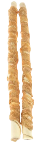 זוג מקלות באפלו עטוף עוף לכלב 40 ס