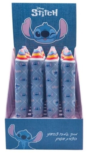 מחק ג'מבו צבעוני בצורת עפרון לילו וסטיץ STITCH